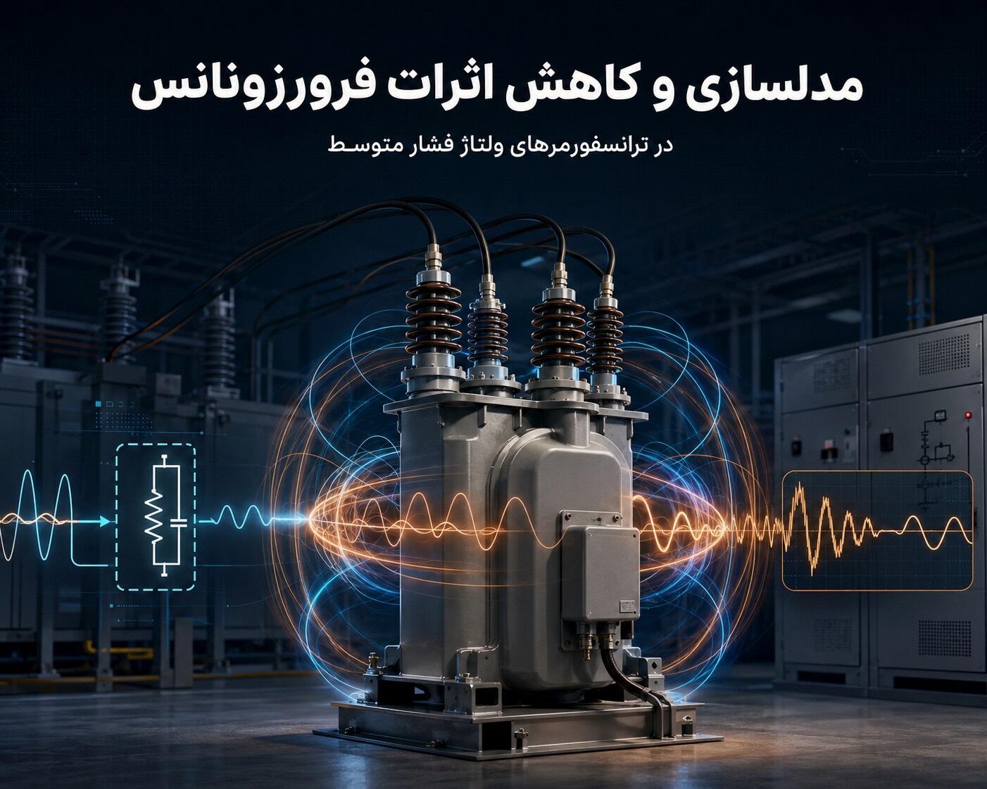 مدلسازی و کاهش اثرات پدیده فرورزونانس در ترانسفورمرهای ولتاژ فشار متوسط